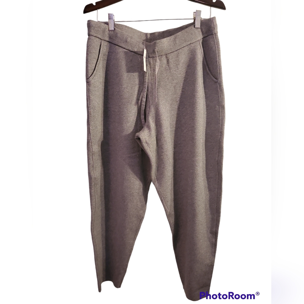 NWT Banana republic sweater knit gray pant. Size large nwt